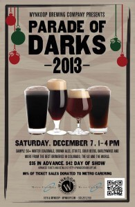 PARADE OF DARKS DECEMBER 7TH 2013 1-4PM AT WYNKOOP